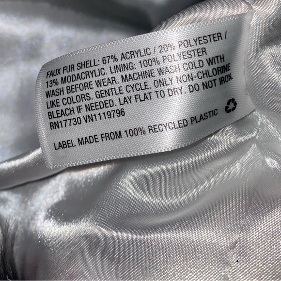 Cat & Jack Fur Coat Size Large (10/12) - Picture 3 of 4